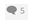 The icon that indicates the number of messages currently attached to the case.