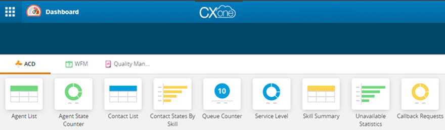 Image of the legacy Legacy Dashboard application showing the agent table